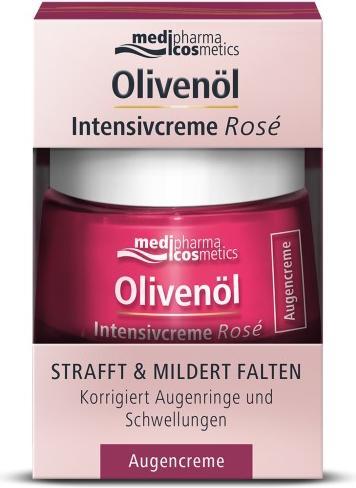 Actual product image Dr. Theiss Olive Oil Intensive Rose Eye Cream, 15 ml AUC (Crème, 15 ml, Day + Night)