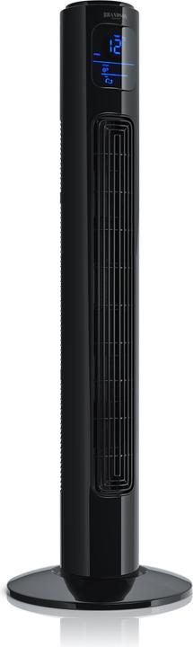 Produktbild Brandson Turmventilator, 12 Geschwindigkeiten, DC, ECO, Timer, Oszillation, Fernbedienung, schwarz (50 dB)