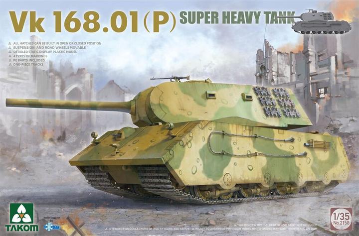 Produktbild Takom Vk 168.01(P) Super Heavy Tank