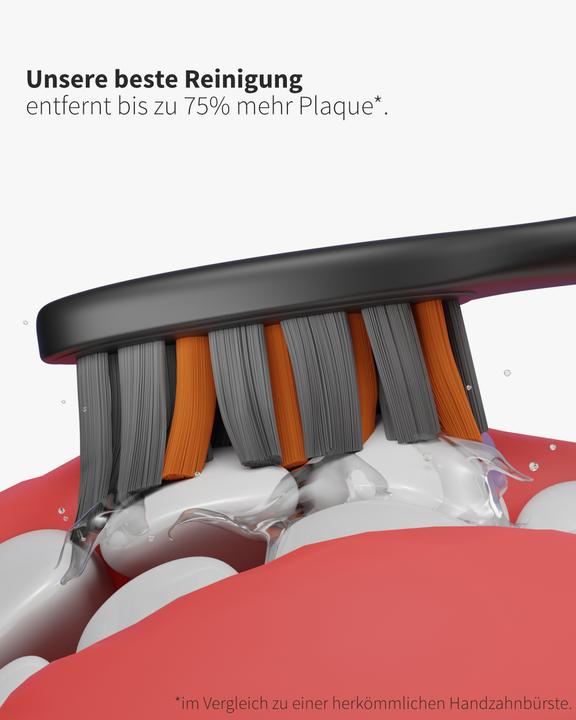 Productafbeelding Zahnheld Startset elektrische sonische tandenborstel + reisetui, wit (Sonische tandenborstel)
