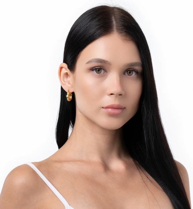 Image du produit Sensora Jewelry Boucles d'oreilles Scrunch Hoops (Acier inoxydable)