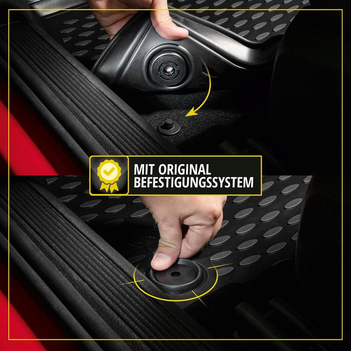 Produktbild Walser Gummimatten XTR für Opel Meriva B 06/2010 - 03/2017 (2 Vordermatten + 2 Rückmatten)