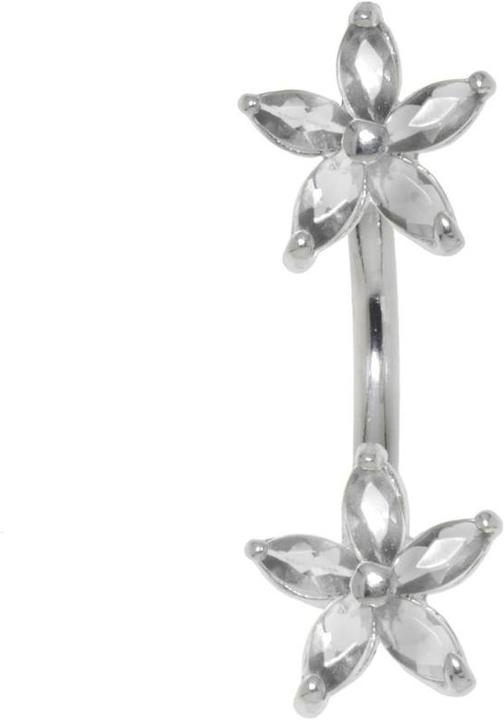 Bijouteria Bauchpiercing (Edelstahl, Silber 925, Zirkonia)