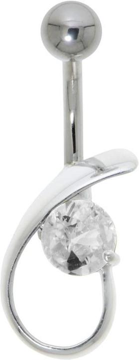 Bijouteria Bauchpiercing (Edelstahl, Silber 925, Zirkonia)