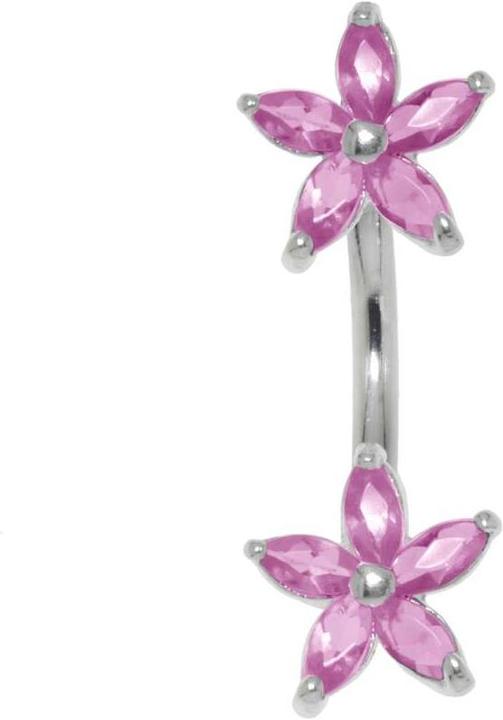 Immagine prodotto Bijouteria Piercing ventre (Acciaio inossidabile, Argento 925, Zirconia)