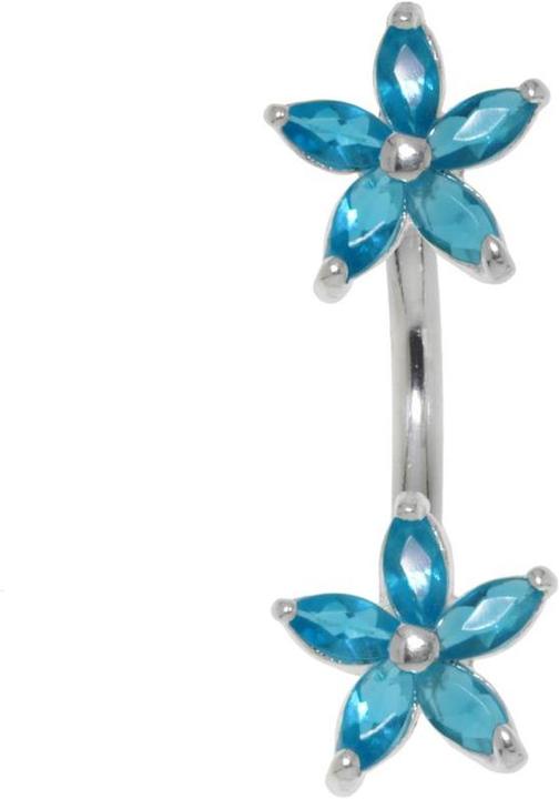 Bijouteria Bauchpiercing (Edelstahl, Silber 925, Zirkonia)