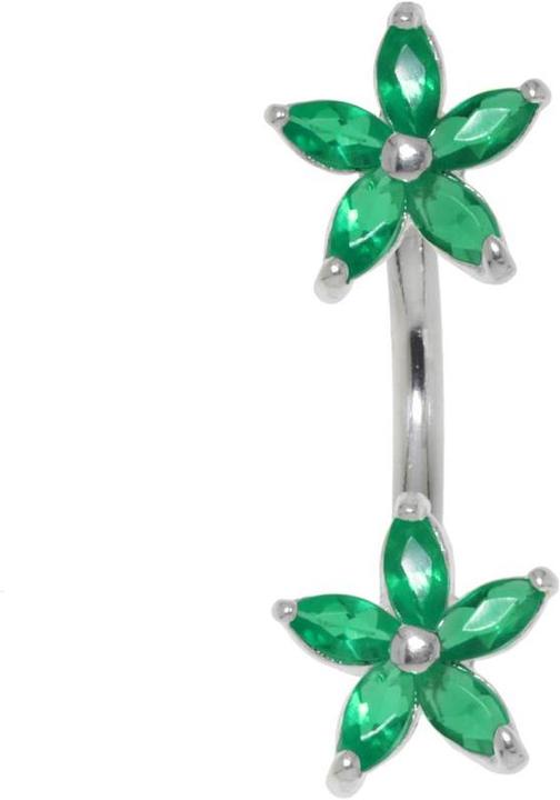 Bijouteria Bauchpiercing (Edelstahl, Silber 925, Zirkonia)