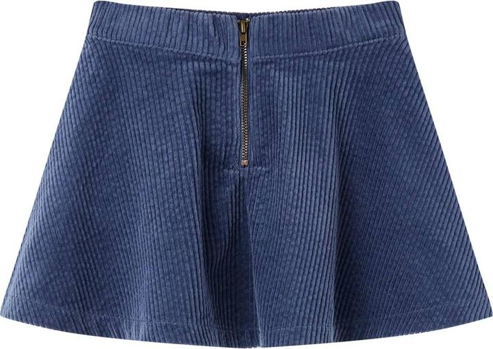 Immagine prodotto VidaXL Gonna per bambini con tasche in velluto a coste blu navy 92,Materiale: 100 (92)