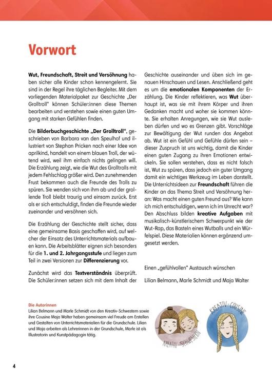Produktbild Grundschule Deutschunterricht. Unterrichtsmaterial zum Kamishibai-Bildkartenset: Der Grolltroll (Deutsch, Marle Schmidt, Maja Walter, Lilian Belmann, 2024)