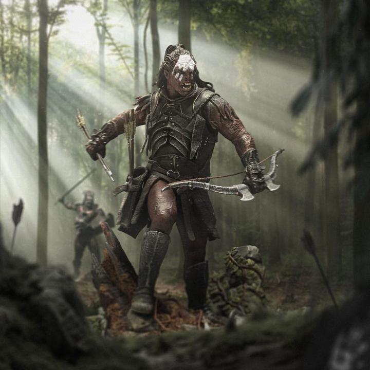 Actual product image Iron Studios The Lord of the Rings Art Scale Statue 1/10 Lurtz, Uruk-Hai Leader 23 cm