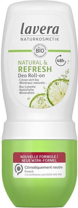 Produktbild Lavera Deo Roll-On Natural Refresh Bio Limette (Roll-on, 50 ml)