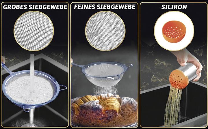 Produktbild Gourmet Easy Küchensieb Set blau