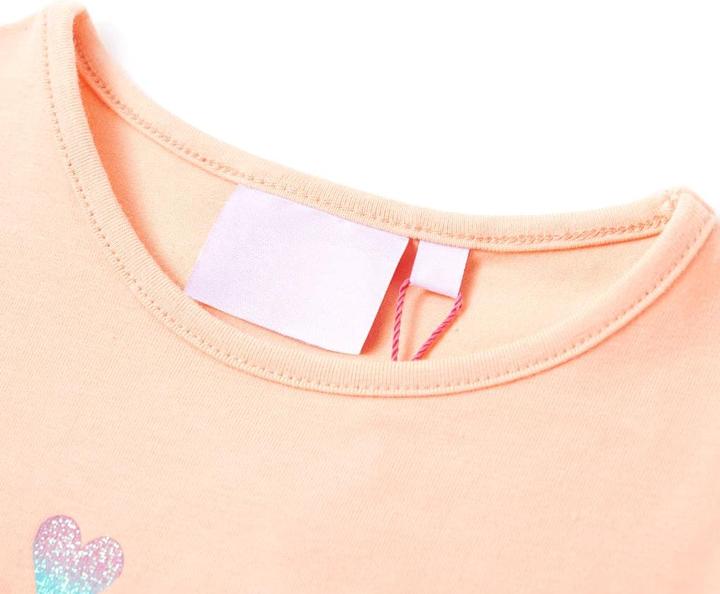 Immagine prodotto VidaXL Maglietta da bambino arancione chiaro 128,Materiale: 95 % cotone. 5 (128)