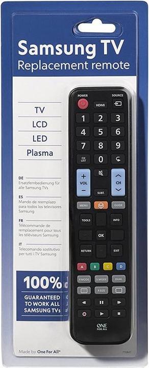 Actual product image One for All Samsung TV Universal Remote (Device-specific remote control, Infrared)