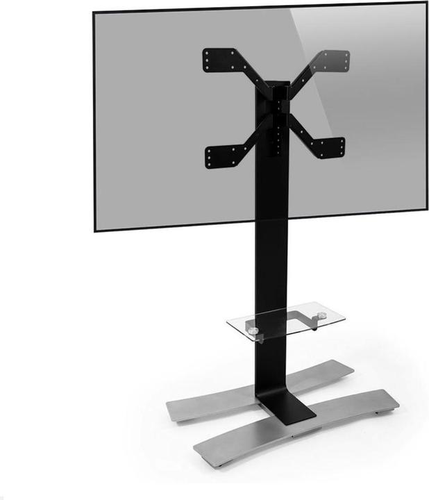 Immagine prodotto Erard WILL 1400 XL supporto TV mobile con ripiano 40-85 pollici, nero (75", 50 kg)