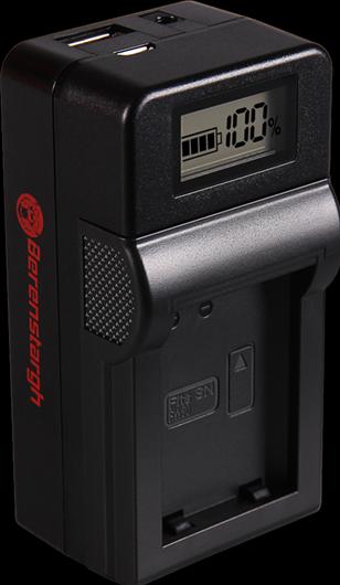 Berenstargh Synchron Charger with USB (Kamera Akku Ladegerät)