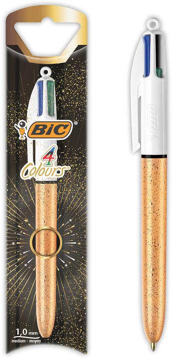 Actual product image Bic . (Glitter gold, White, 1 x)