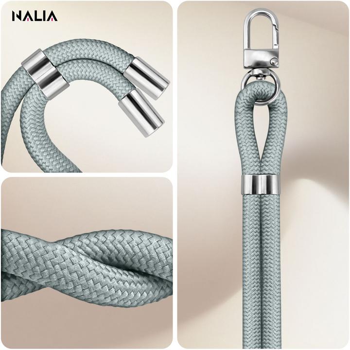 Image du produit Nalia HoldMe Lanyard Handykette – Universal Trageband für Smartphones - Verstellbar, Soft & Elastisch