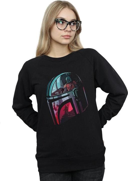 Produktbild Star Wars The Mandalorian Mandalore Helmet Reflection Sweatshirt (L)