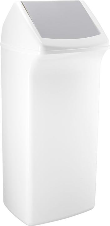 Actual product image Durable Recyclable waste bin 40 l H747xW320xD366mm white grey lid (40 l)