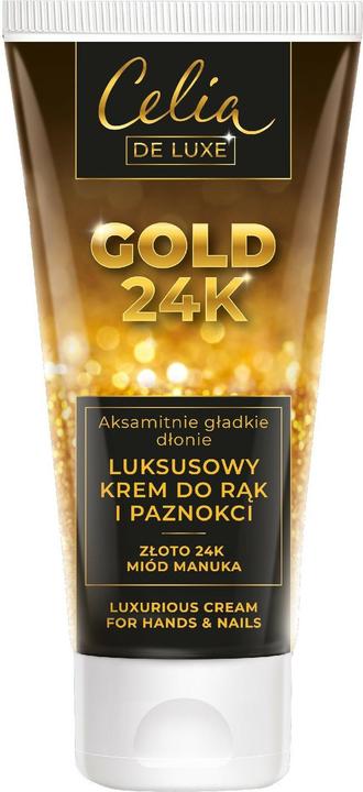 Actual product image Celia De Luxe Gold 24K Luxury Hand Cream And Claws Manuka Honey 80Ml (80 ml)