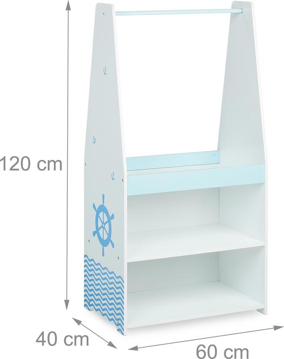 Actual product image Relaxdays Children's clothes rack