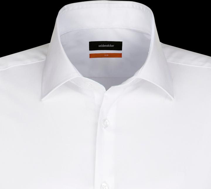 Produktbild Seidensticker Hemd Slim Fit Kent bügelfrei white (L)