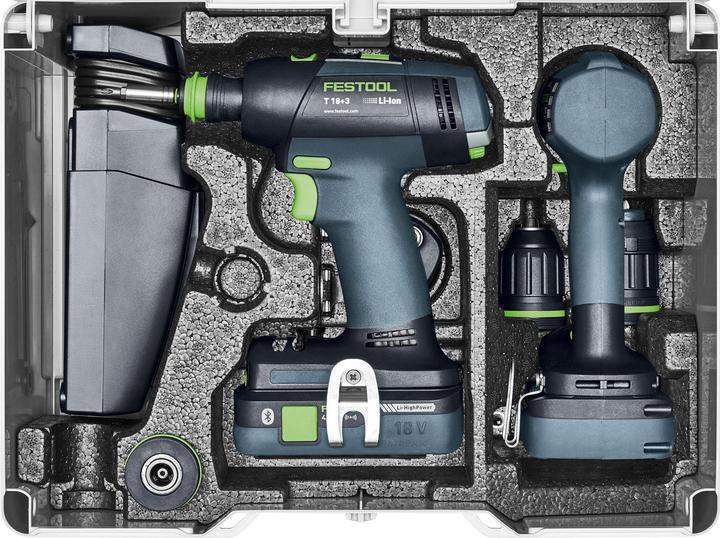 Produktbild Festool Schrauber- und Bohrer-Set TID 18 HPC 4,0 I-Set T18 (Akkubetrieb)