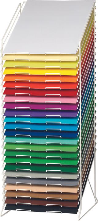 Photo cardboard stand, made of metal, 24 fans, uncoloured