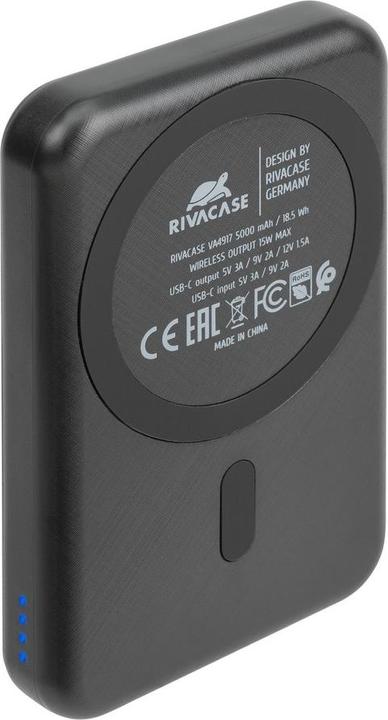 Image du produit Rivacase VA4917 Chargeur sans fil Qi 15W avec batterie externe avec QC/PD 5000mAh Quick Charge Functi (15 W)