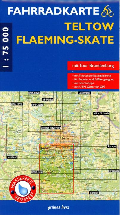 Produktbild Fahrradkarte Teltow, Fläming