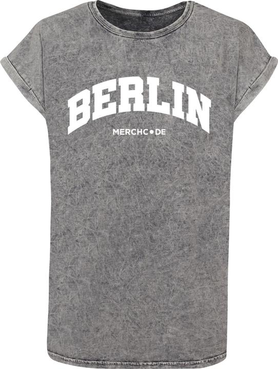 Immagine prodotto Merchcode Maglietta da donna Berlin Wording - Lavaggio acido - 116077 (XL)