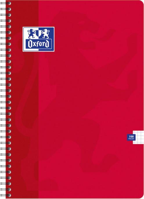 Produktbild Oxford Spiralbuch, DIN A4, kariert, 50 Blatt (A4, Kariert)