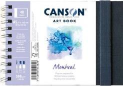 Produktbild Canson Skizzenbuch ART BOOK Montval, DIN A5 24 Blatt, 210 x 148 mm, Querformat, Aquarellpapier, 300 (A5)