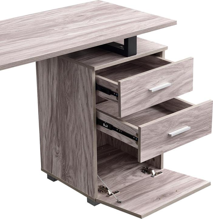 Actual product image CLP Desk Stockton, grey (120 x 75 x 50 cm)