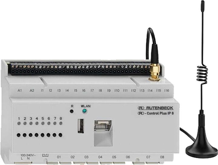 Actual product image Rutenbeck IP switch actuator/sensor f.REG mounting TCR IP 8 (Switch actuator)