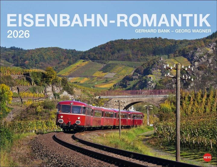 Immagine prodotto Heye Eisenbahn-Romantik Posterkalender 2026 (44 x 34 cm, Copertina rigida, Tedesco)