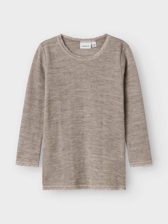 Actual product image Name it Nmfwang Wool Needle Ls Top Solid Noos (92)