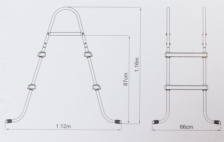 Produktbild Bestway Treppenaufputz-Swimmingpool