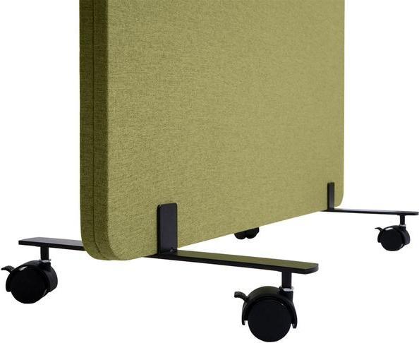 Immagine prodotto Mendler Divisorio acustico HWC-G77, bacheca, doppia parete arrotolabile in tessuto/tessuto, 147x80cm verde (147 x 80 x 39 cm)