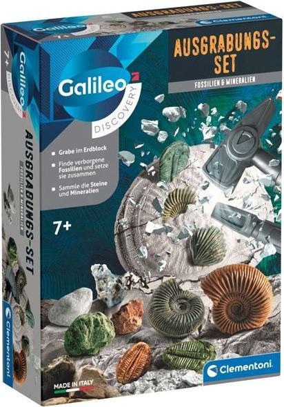 Image du produit Clementoni Kit d'extraction de fossiles et de minéraux