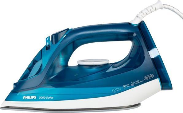 Actual product image Philips 3000 series DST3040/70 Steam iron Ceramic soleplate (2400 W, 200 g/min)