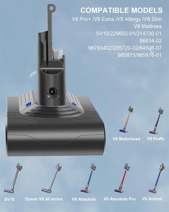 Actual product image Waitley Ersatzakku mit 2 Filtern