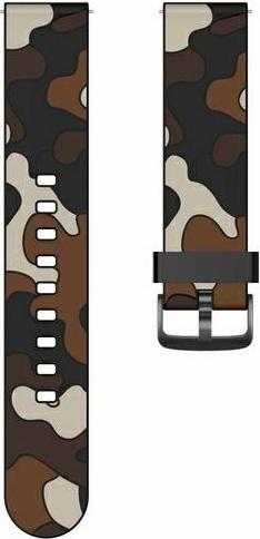 Actual product image Beline pasek Watch 22mm Camo wzór 2 (22 mm, Silicone, Plastic)