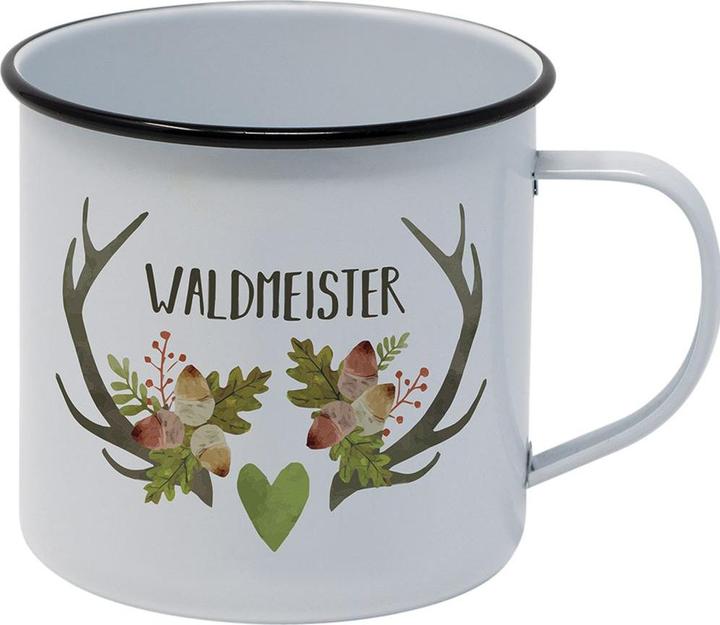 Produktbild ppd Henkelbecher Happy Metal Mug Waldmeister (400 ml, 1 x)