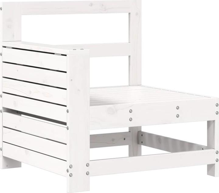 Produktbild VidaXL Gartensofa mit Armlehne und Beistelltisch