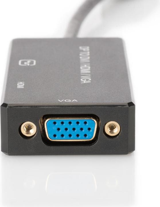 Image du produit Digitus Micro-HDMI vers (VGA, Prise jack, 10 cm)