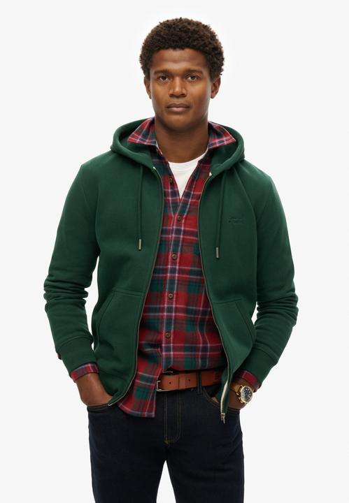 Actual product image Superdry ESSENTIAL LOGO ZIP HOODIE HB Heren Vest (XL)
