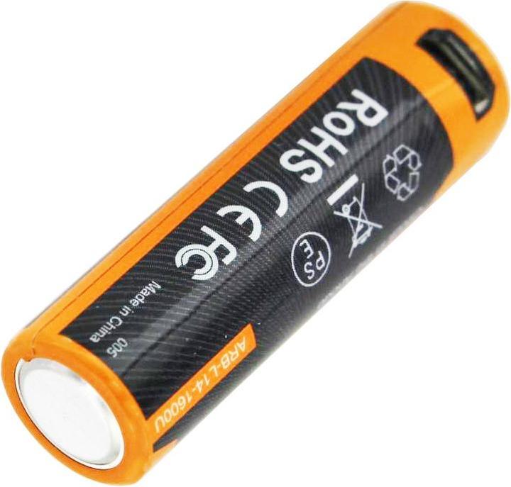 Actual product image AccuCell Akku Mignon AA LR6, mehrfach geschützt mit USB Ladekabel (1 pcs., AA, 1600 mAh)