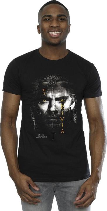 Immagine prodotto Netflix The Witcher Geralt Glowing Eyes Maglietta Uomo (4XL)